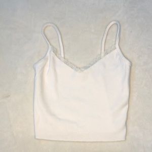 cropped lace tank top from ardene